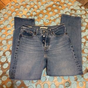 Levi's Classic Indigo Straight Leg Jeans